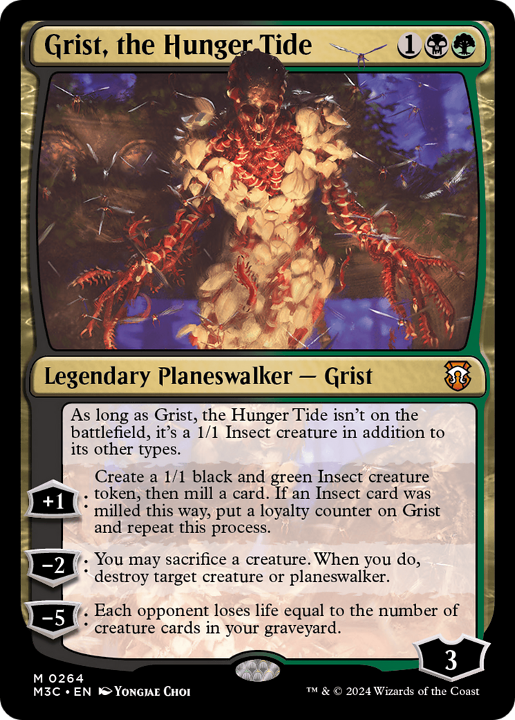 Grist, the Hunger Tide [Modern Horizons 3 Commander] | Tabernacle Games