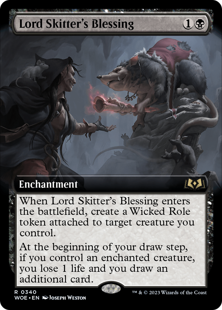 Lord Skitter's Blessing (Extended Art) [Wilds of Eldraine] | Tabernacle Games