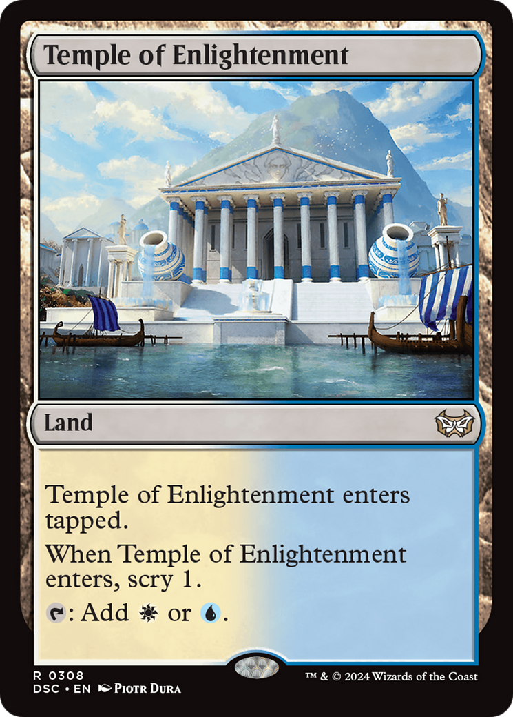 Temple of Enlightenment [Duskmourn: House of Horror Commander] | Tabernacle Games