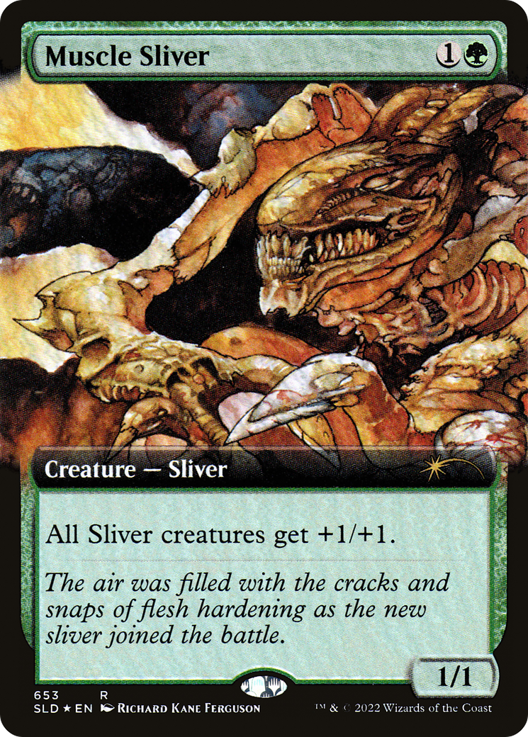 Muscle Sliver (Extended Art) [Secret Lair Drop Promos] | Tabernacle Games