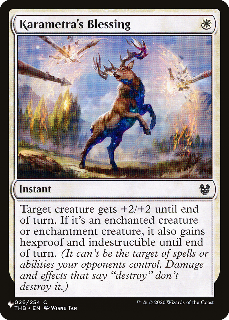 Karametra's Blessing [The List] | Tabernacle Games