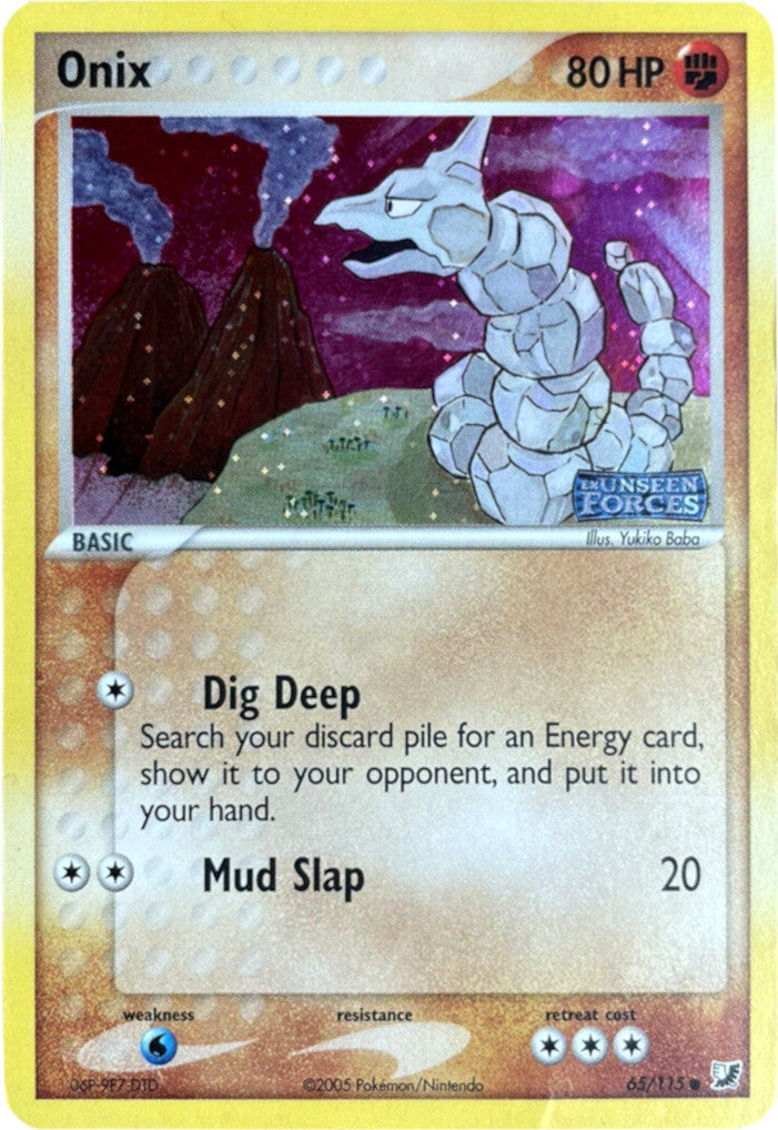 Onix (65/115) (Stamped) [EX: Unseen Forces] | Tabernacle Games