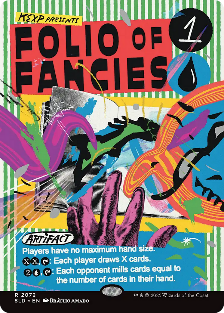 Folio of Fancies (Rainbow Foil) [Secret Lair Drop Series] | Tabernacle Games