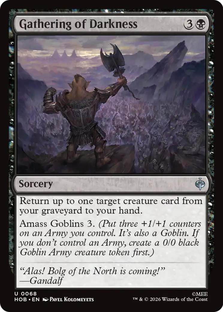 Gathering of Darkness [The Hobbit] | Tabernacle Games