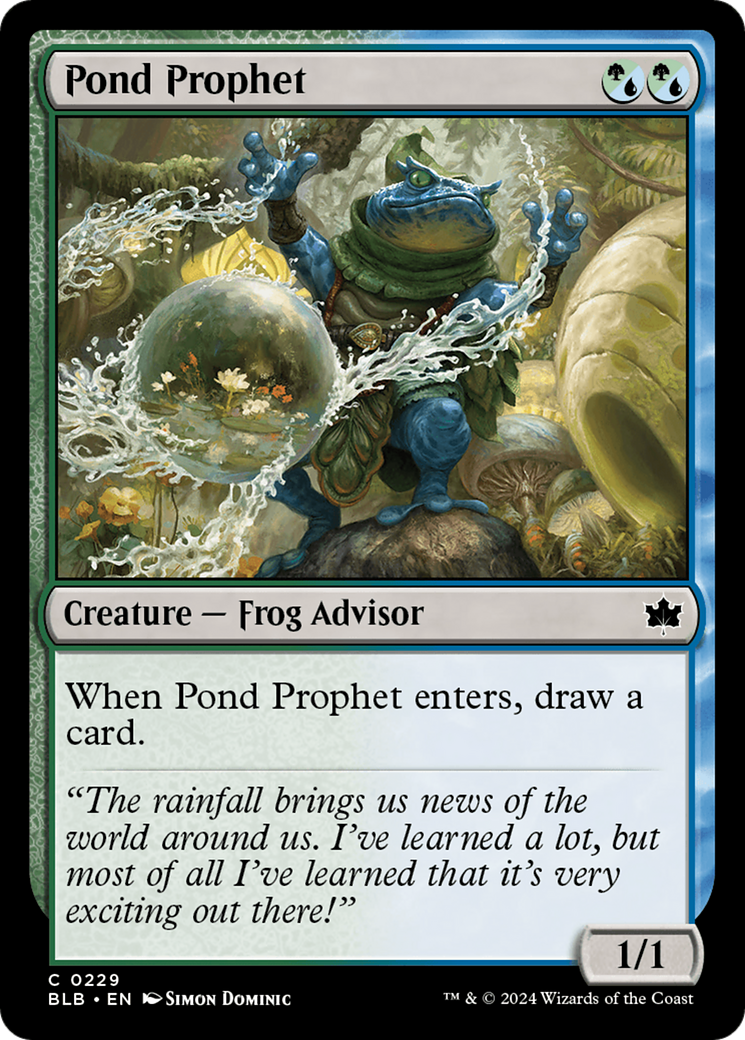 Pond Prophet [Bloomburrow] | Tabernacle Games