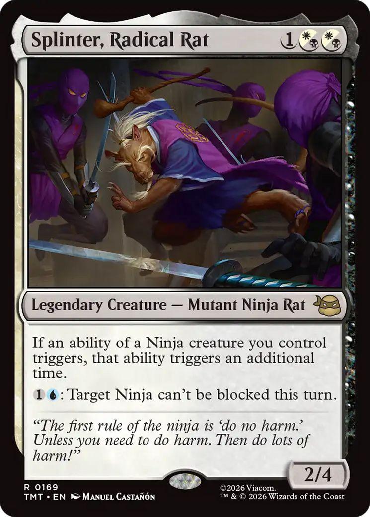 Splinter, Radical Rat [Teenage Mutant Ninja Turtles] | Tabernacle Games