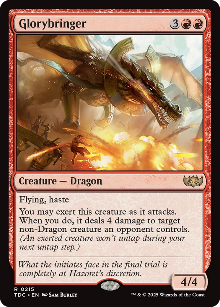 Glorybringer [Tarkir: Dragonstorm Commander] | Tabernacle Games