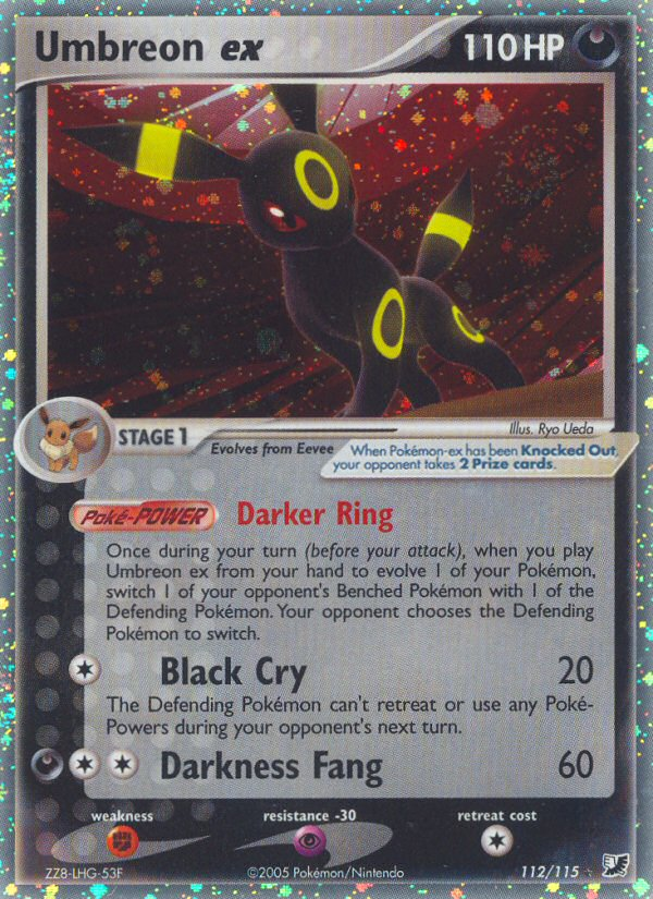 Umbreon ex (112/115) [EX: Unseen Forces] | Tabernacle Games