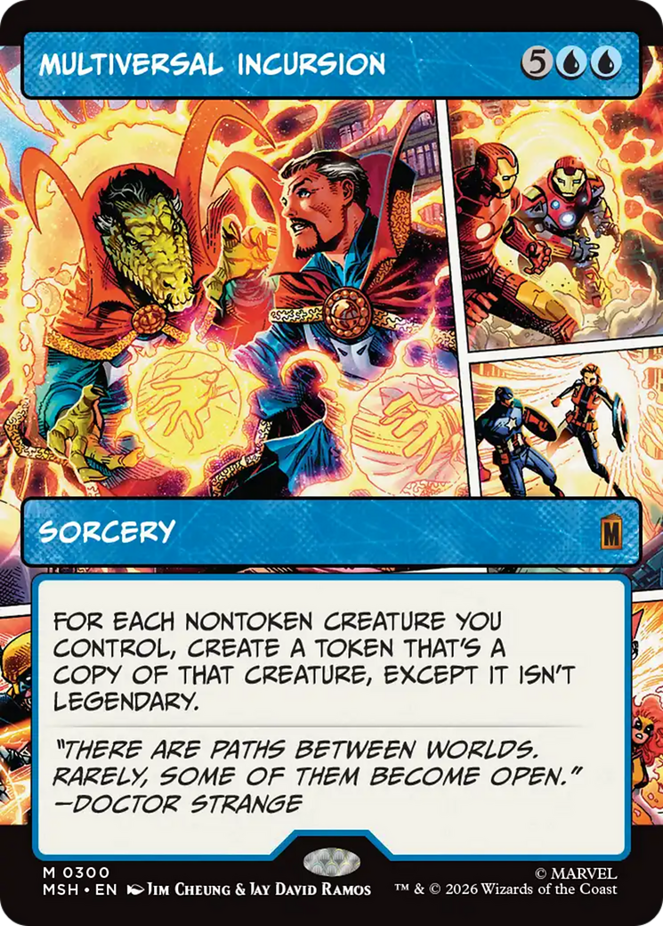 Multiversal Incursion (Borderless) [Marvel Super Heroes] | Tabernacle Games