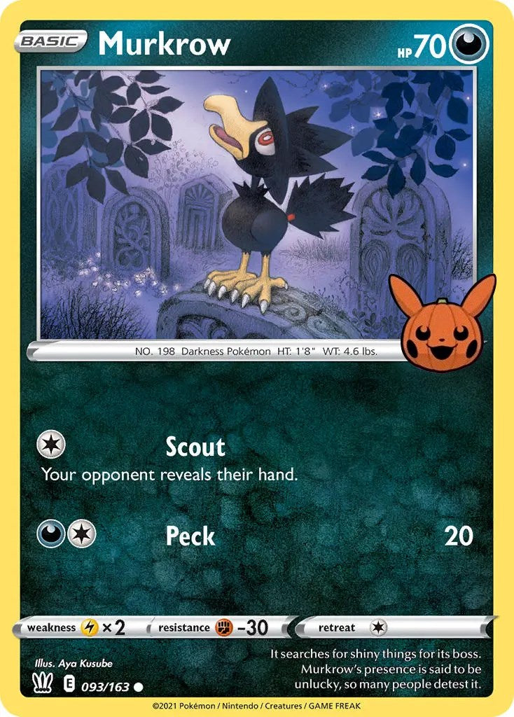 Murkrow (093/163) [Trick or Trade] | Tabernacle Games