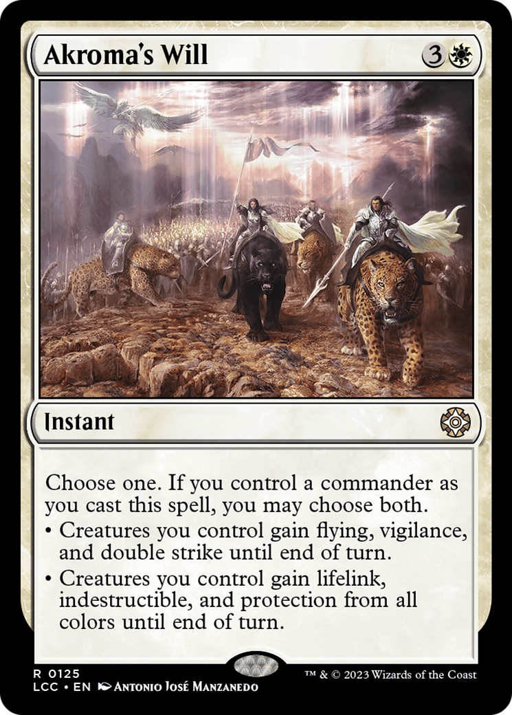 Akroma's Will [The Lost Caverns of Ixalan Commander] | Tabernacle Games