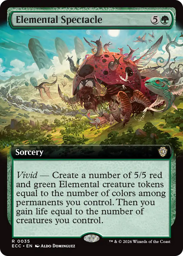 Elemental Spectacle (Extended Art) [Lorwyn Eclipsed Commander] | Tabernacle Games