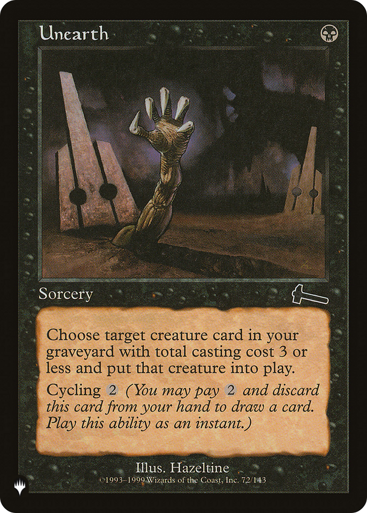 Unearth [The List] | Tabernacle Games