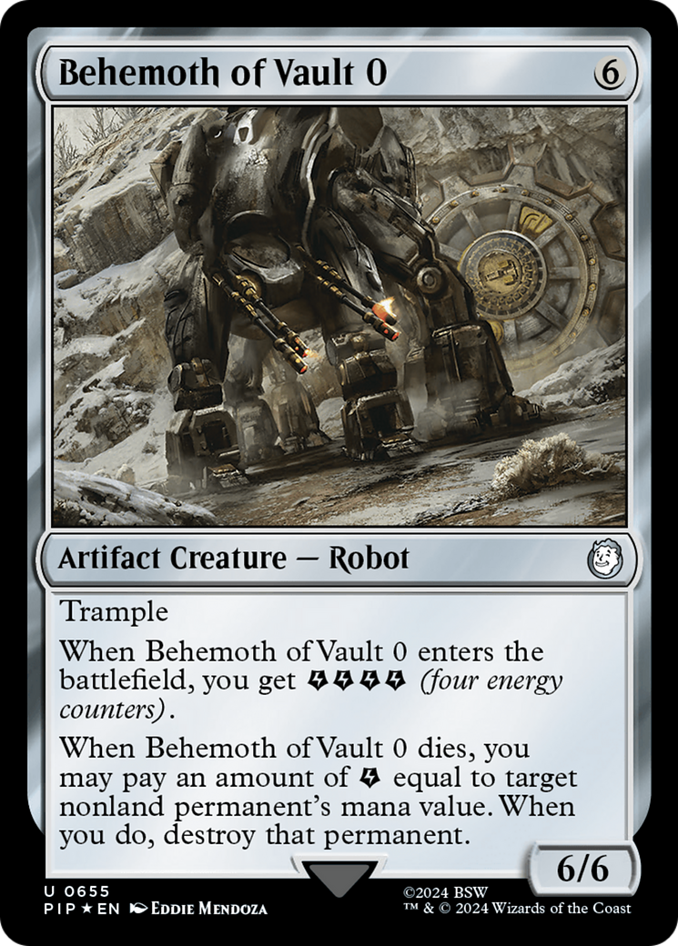 Behemoth of Vault 0 (Surge Foil) [Fallout] | Tabernacle Games