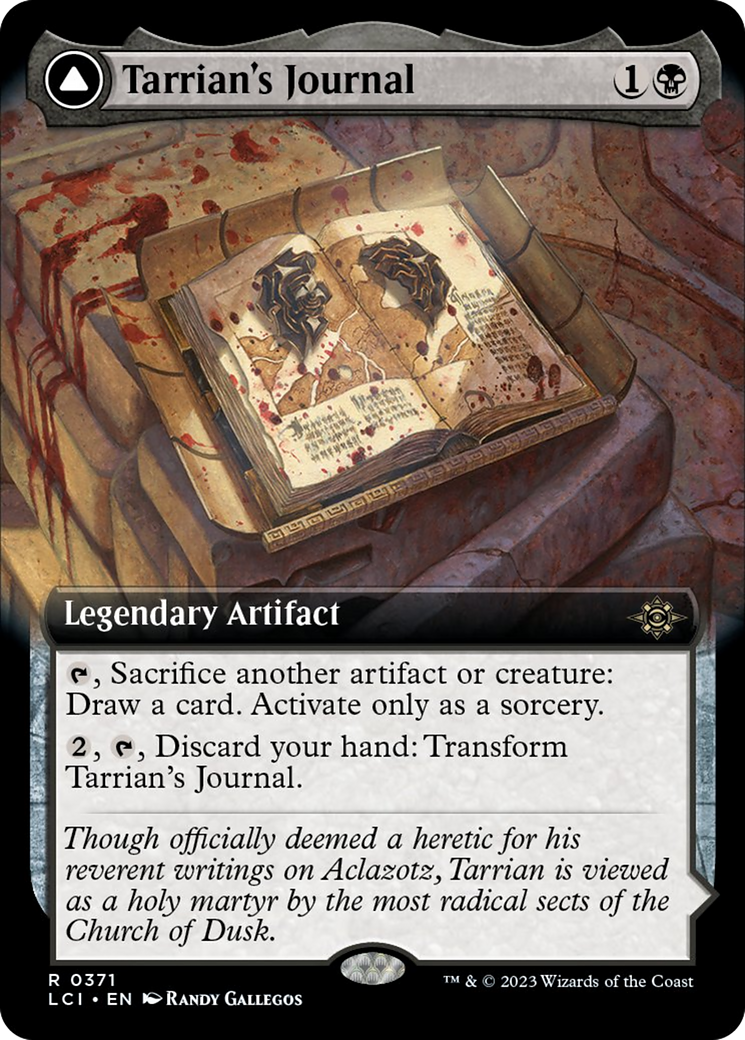 Tarrian's Journal // The Tomb of Aclazotz (Extended Art) [The Lost Caverns of Ixalan] | Tabernacle Games