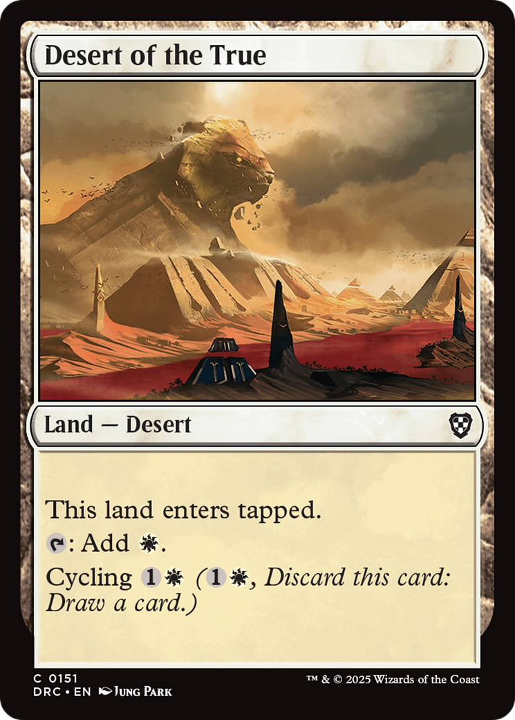 Desert of the True [Aetherdrift Commander] | Tabernacle Games