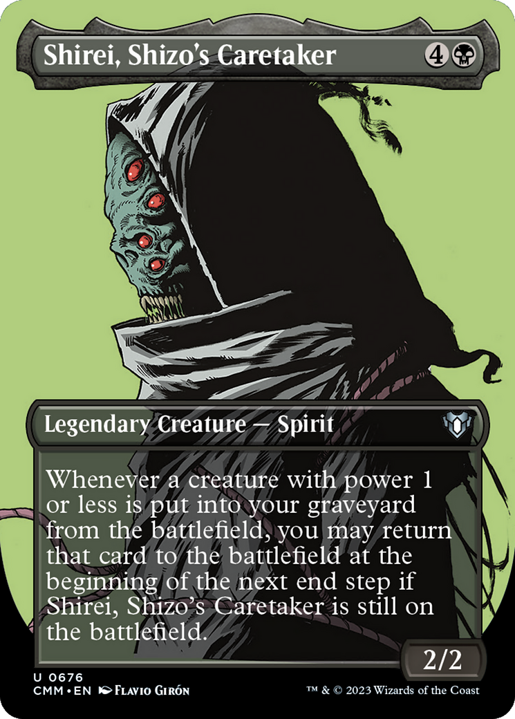 Shirei, Shizo's Caretaker (Borderless Profile) [Commander Masters] | Tabernacle Games