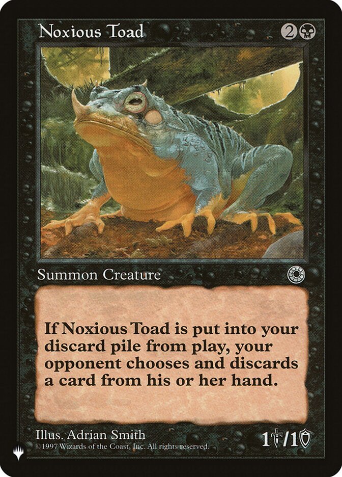 Noxious Toad [The List] | Tabernacle Games