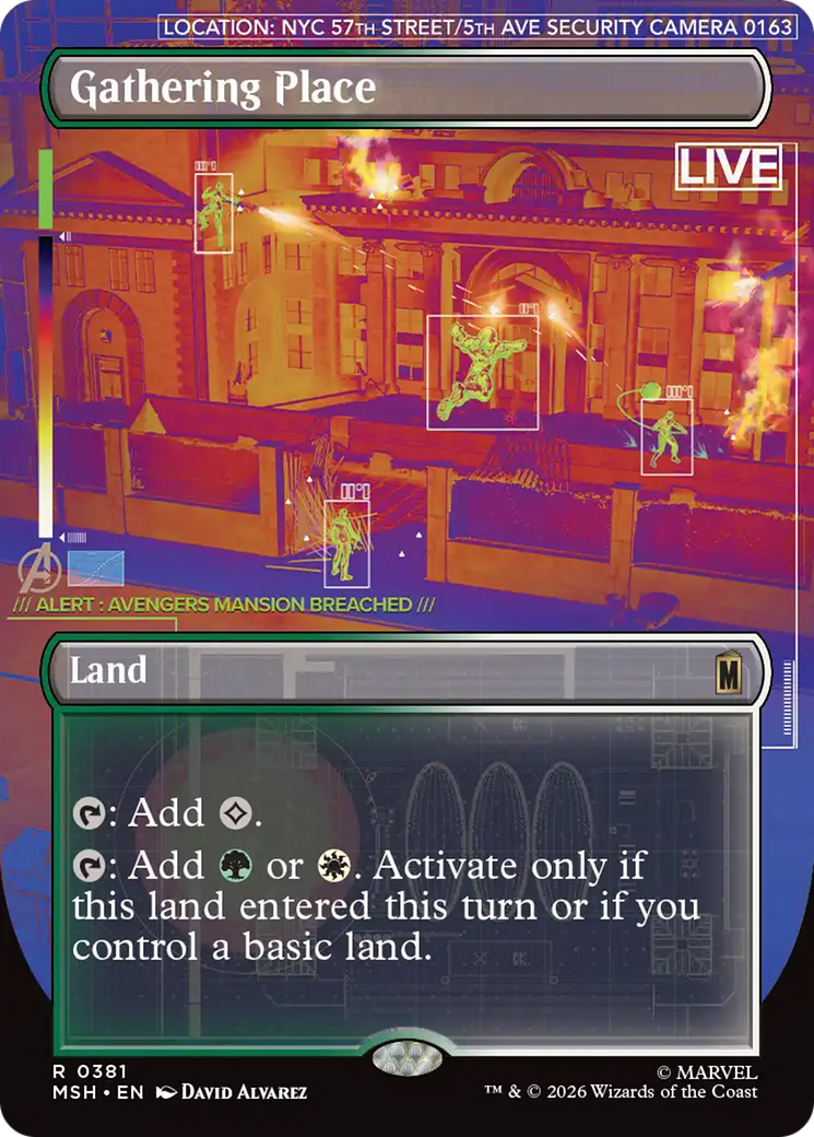 Gathering Place (Borderless) [Marvel Super Heroes] | Tabernacle Games