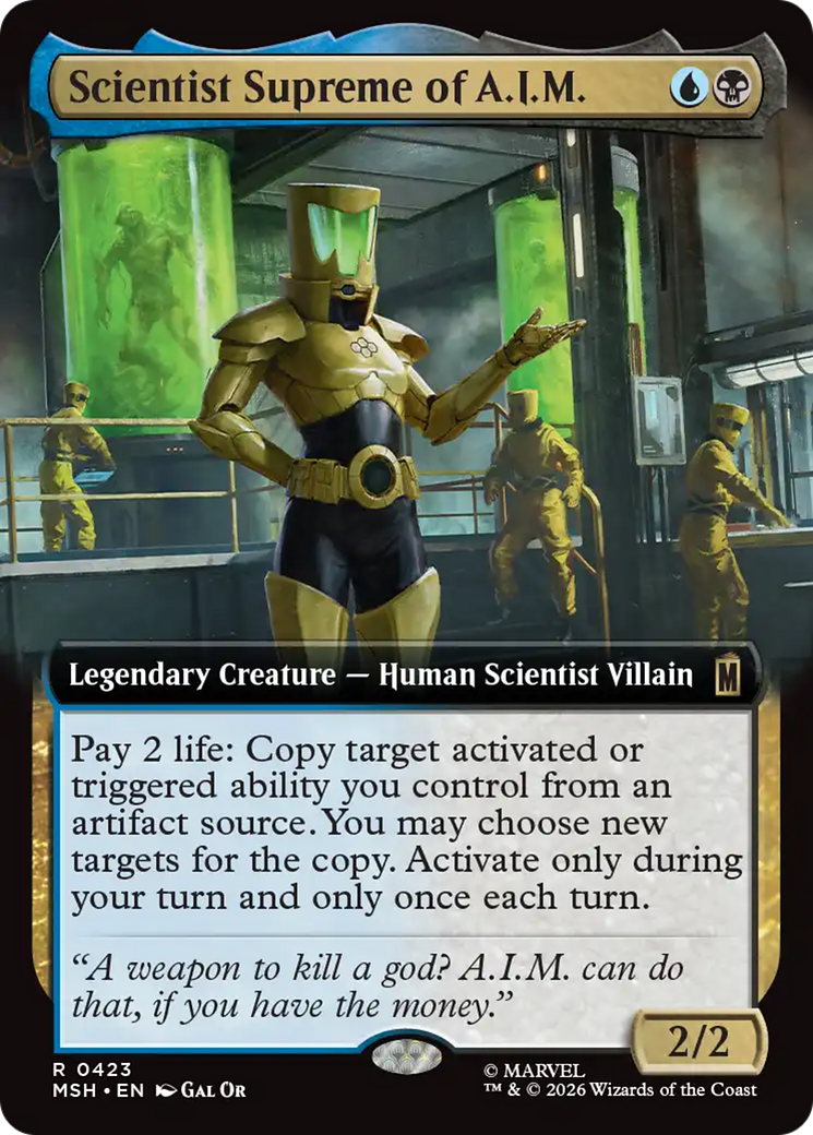 Scientist Supreme of A.I.M. (Extended Art) [Marvel Super Heroes] | Tabernacle Games
