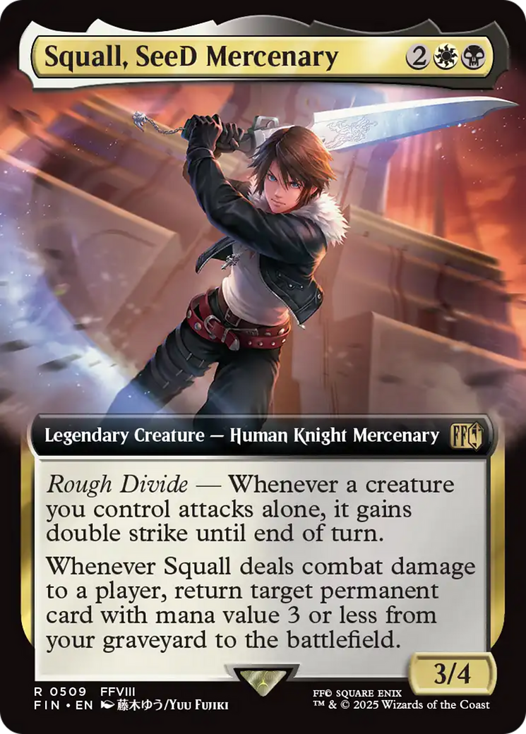 Squall, SeeD Mercenary (Extended Art) [FINAL FANTASY] | Tabernacle Games
