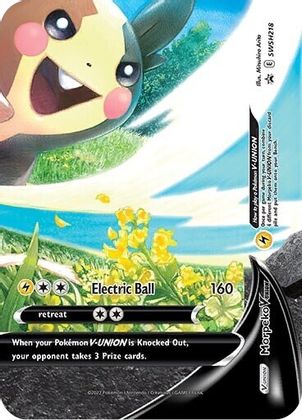 Morpeko V-UNION (SWSH218) [Sword & Shield: Black Star Promos] | Tabernacle Games