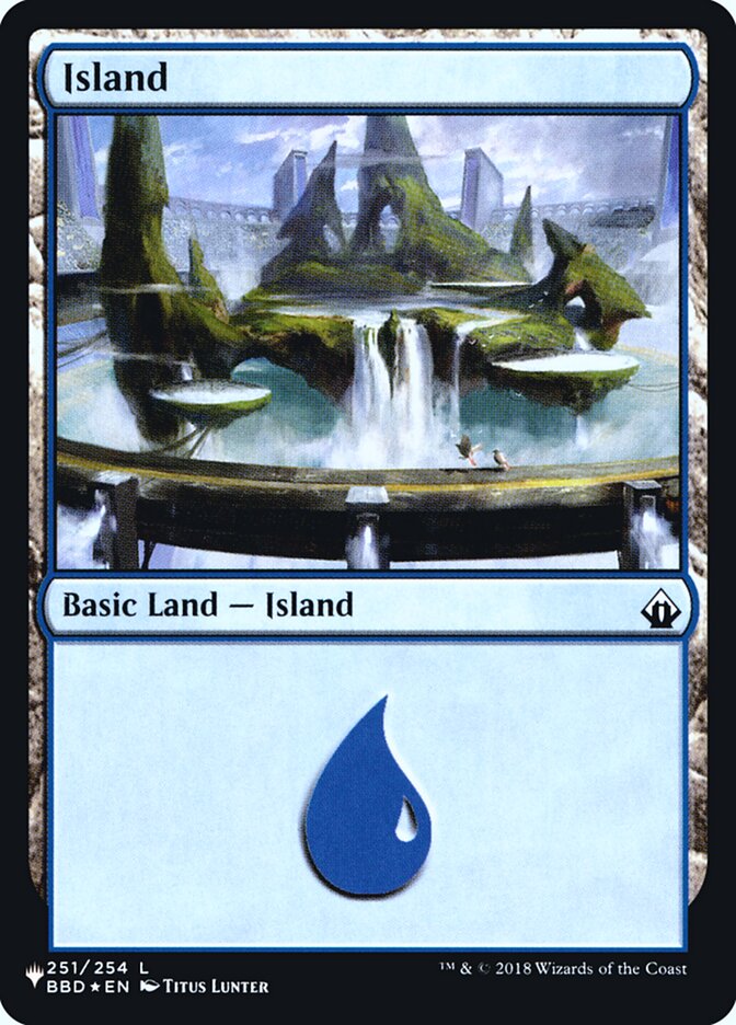 Island (Battlebound) [Secret Lair: Heads I Win, Tails You Lose] | Tabernacle Games