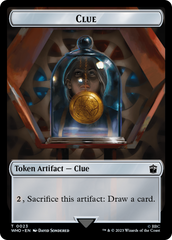 Copy // Clue (0023) Double-Sided Token [Doctor Who Tokens] | Tabernacle Games