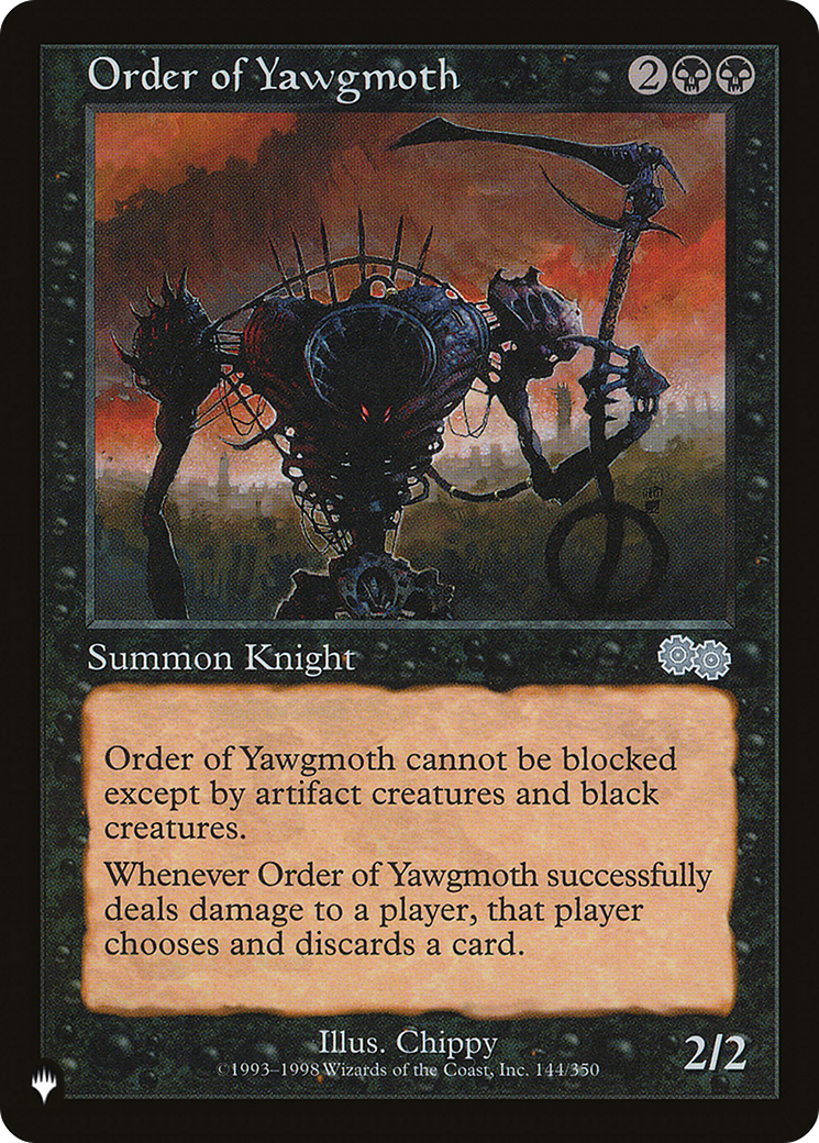 Order of Yawgmoth (USG) [The List] | Tabernacle Games