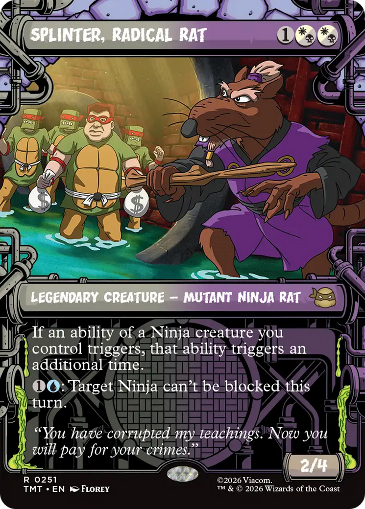 Splinter, Radical Rat (Showcase) [Teenage Mutant Ninja Turtles] | Tabernacle Games