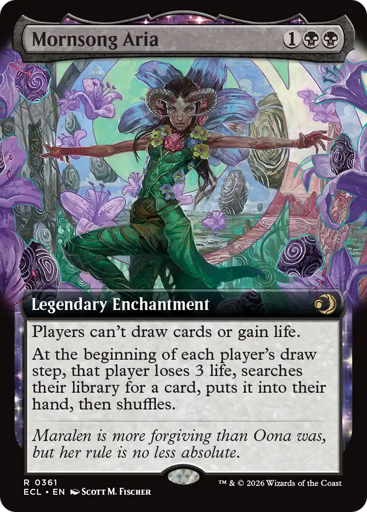 Mornsong Aria (Extended Art) [Lorwyn Eclipsed] | Tabernacle Games
