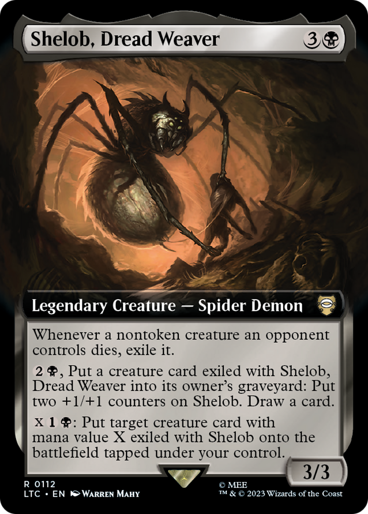 Shelob, Dread Weaver (Extended Art) [The Lord of the Rings: Tales of Middle-Earth Commander] | Tabernacle Games