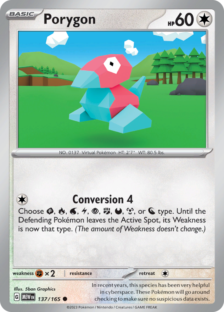 Porygon (137/165) [Scarlet & Violet: 151] | Tabernacle Games