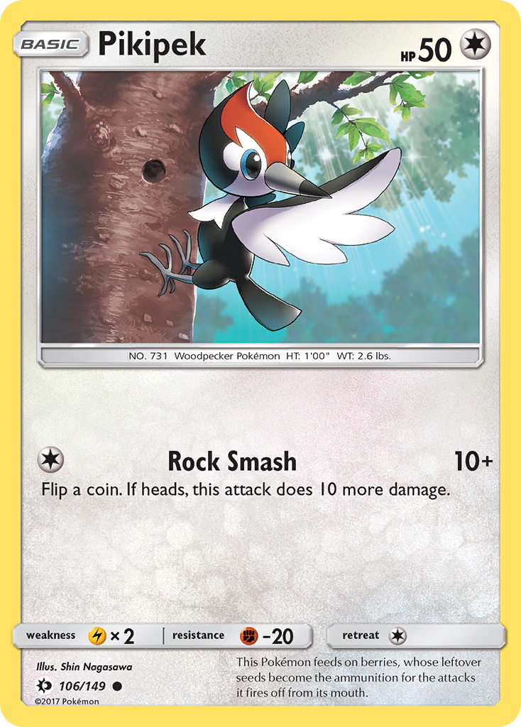 Pikipek (106/149) [Sun & Moon: Base Set] | Tabernacle Games