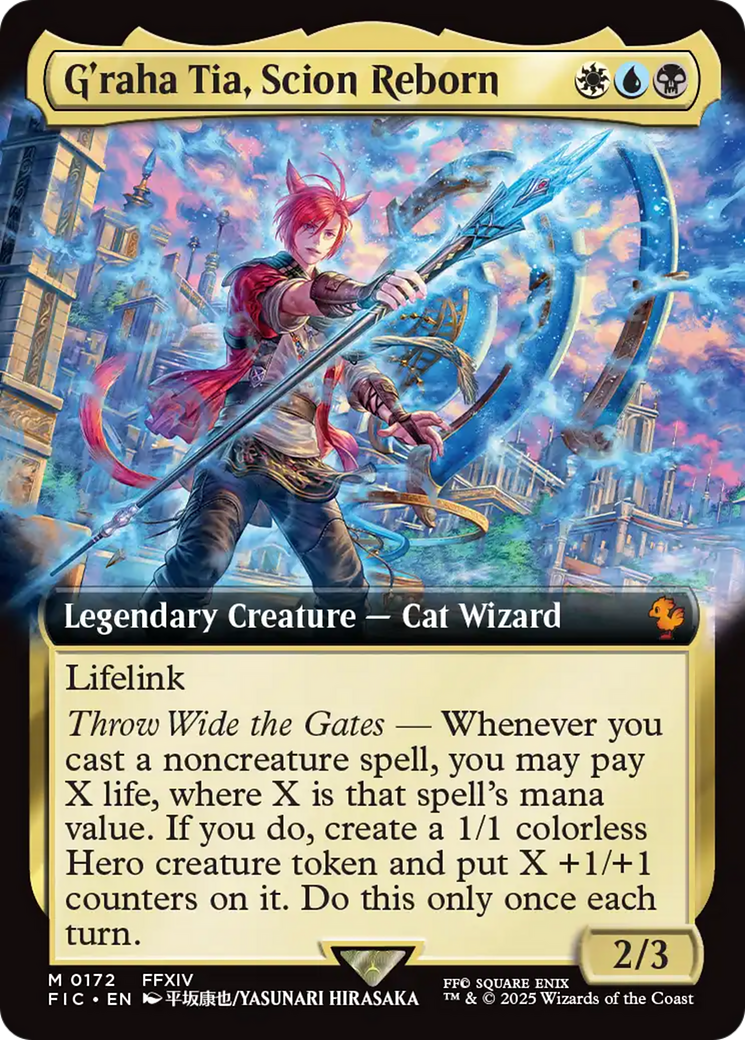 G'raha Tia, Scion Reborn (Extended Art) [FINAL FANTASY Commander] | Tabernacle Games