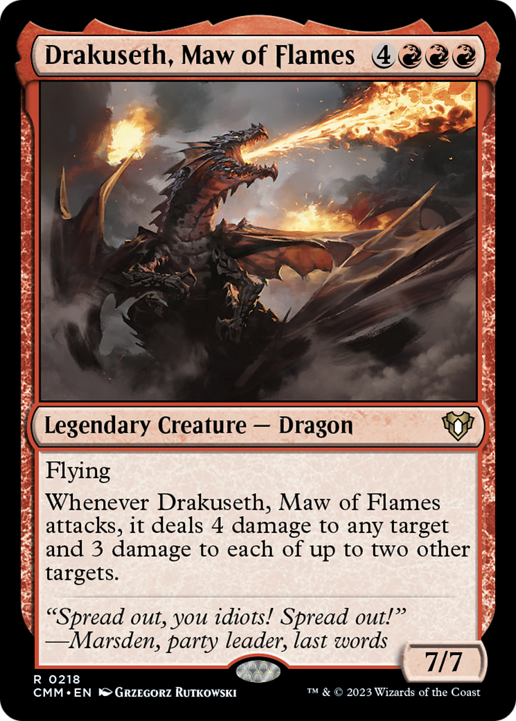 Drakuseth, Maw of Flames [Commander Masters] | Tabernacle Games