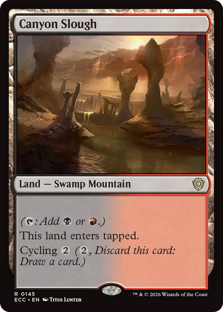 Canyon Slough [Lorwyn Eclipsed Commander] | Tabernacle Games