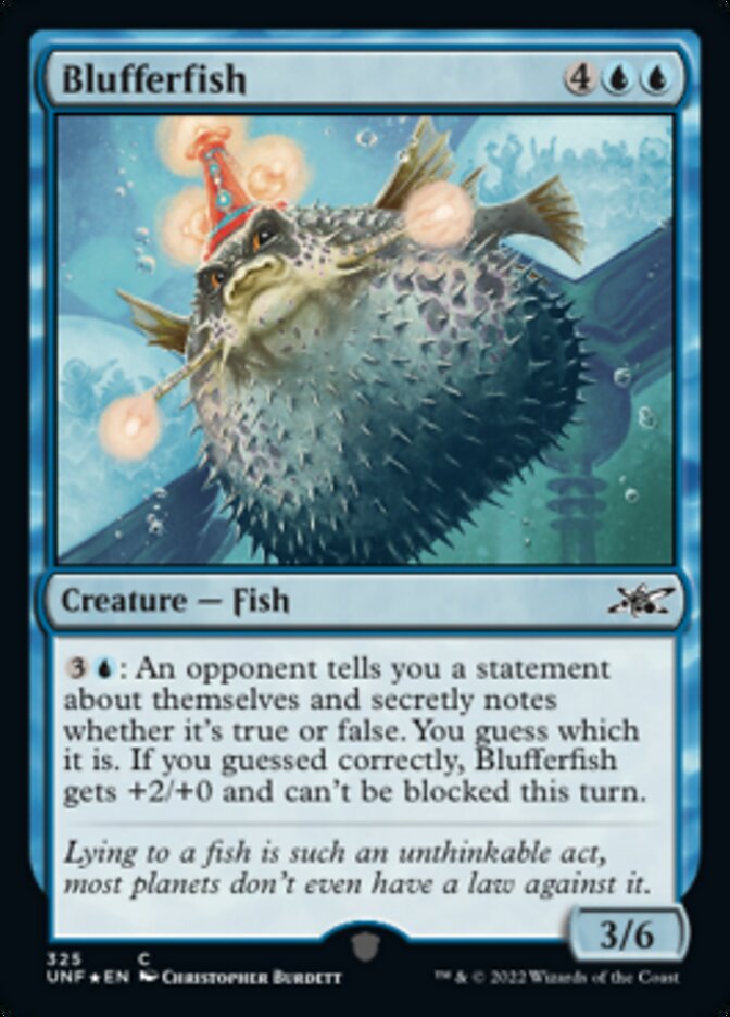 Blufferfish (Galaxy Foil) [Unfinity] | Tabernacle Games