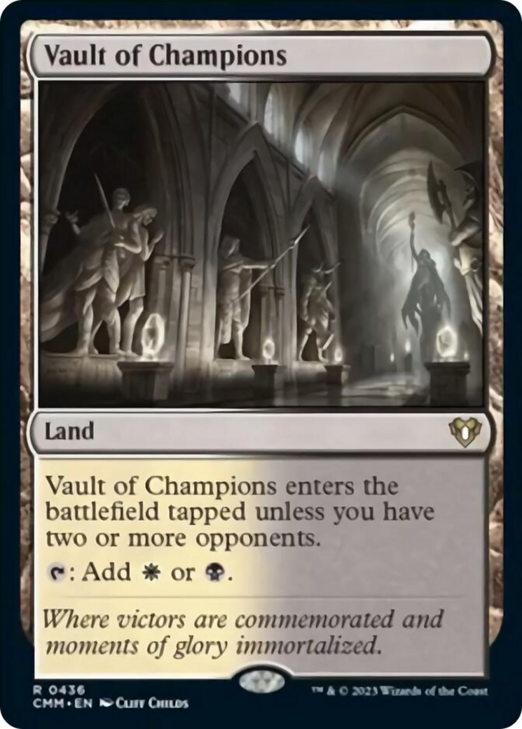 Vault of Champions [Commander Masters] | Tabernacle Games