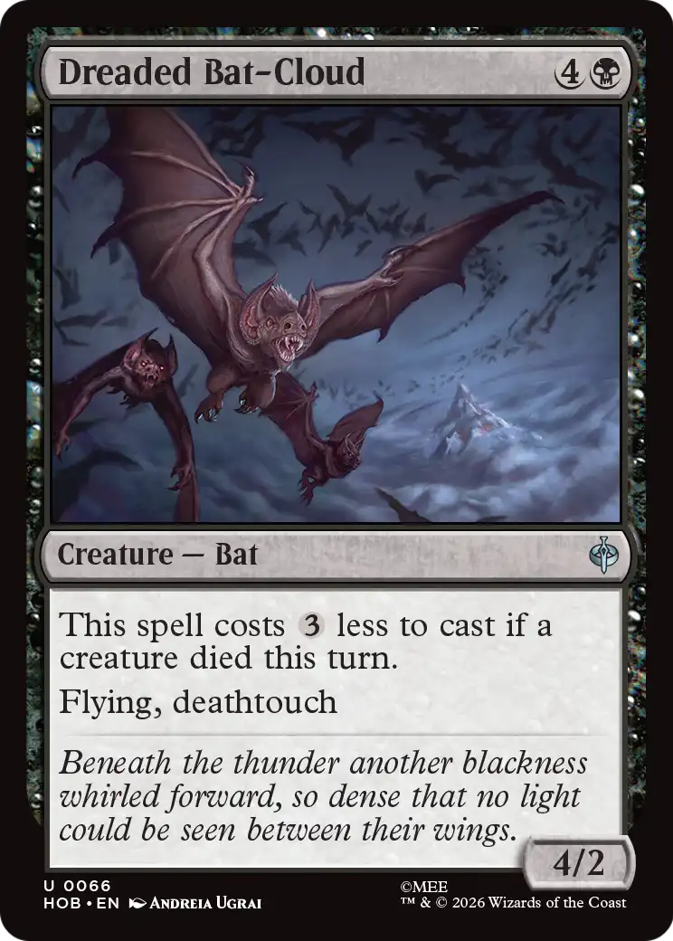 Dreaded Bat-Cloud [The Hobbit] | Tabernacle Games