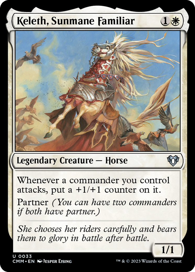 Keleth, Sunmane Familiar [Commander Masters] | Tabernacle Games