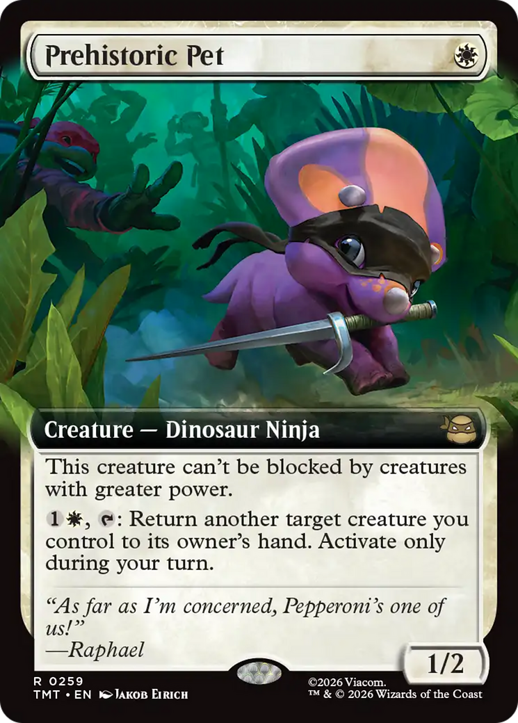 Prehistoric Pet (Extended Art) [Teenage Mutant Ninja Turtles] | Tabernacle Games
