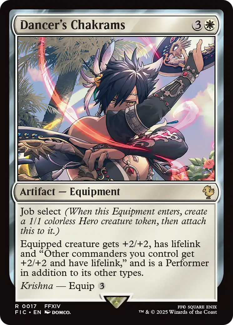 Dancer's Chakrams [FINAL FANTASY Commander] | Tabernacle Games