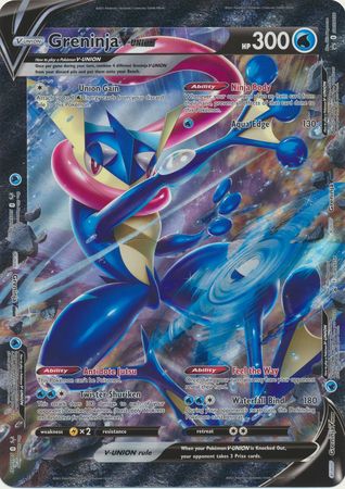 Greninja V-Union (Jumbo Card) [Sword & Shield: Black Star Promos] | Tabernacle Games