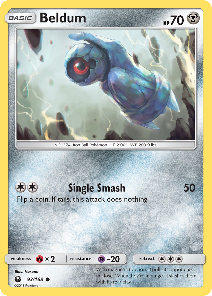 Beldum (93/168) [Sun & Moon: Celestial Storm] | Tabernacle Games