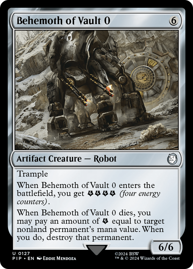 Behemoth of Vault 0 [Fallout] | Tabernacle Games