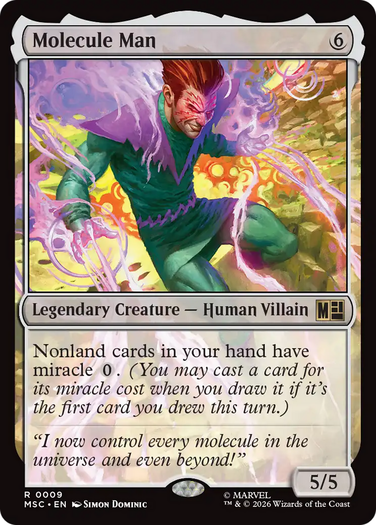 Molecule Man (Surge Foil) [Marvel Super Heroes Commander] | Tabernacle Games