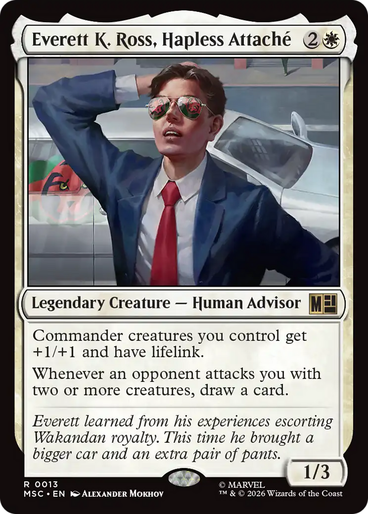 Everett K. Ross, Hapless Attache [Marvel Super Heroes Commander] | Tabernacle Games