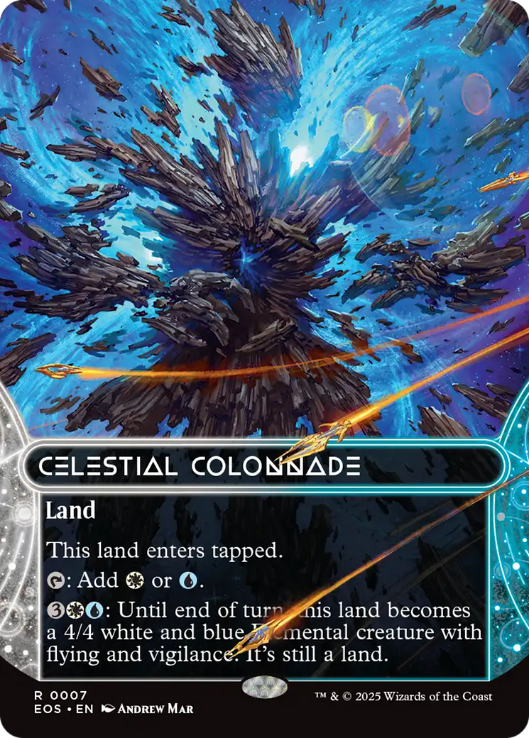 Celestial Colonnade (0007) (Borderless) [Edge of Eternities: Stellar Sights] | Tabernacle Games