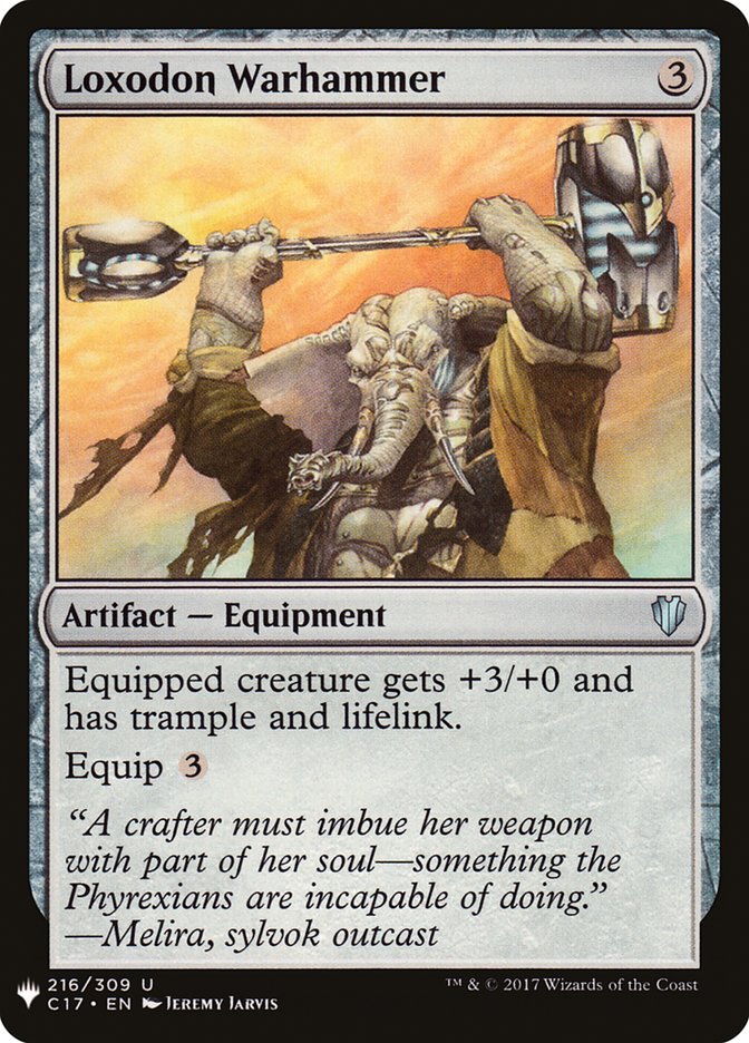 Loxodon Warhammer [Mystery Booster] | Tabernacle Games